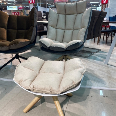 Банкетка DC-1565A(F) бежевый HE510-01B. Фото №4