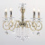 Подвесная люстра Eurosvet Ravenna 10104/5 античная бронза/прозрачный хрусталь Strotskis. Фото №1