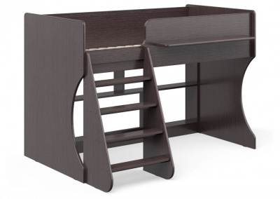 Кровать-чердак Р436 Капризун 2, древесина коричневая светлая дуб фото Кровать-чердак Р436 Капризун 2, древесина коричневая светлая дуб. Фото №5