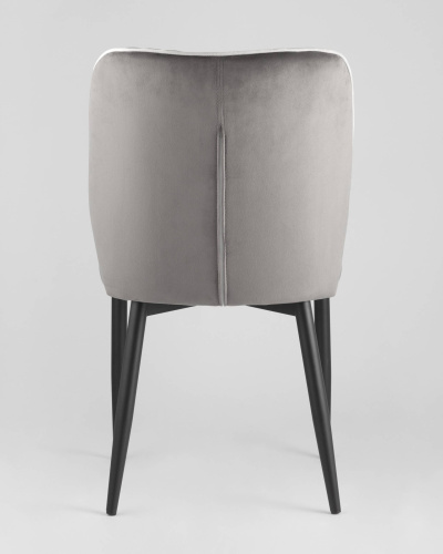 Стул Лоренс велюр антрацитовый. Фото №7