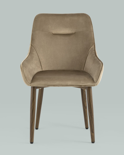 Стул Диана велюр бежевый. Фото №5