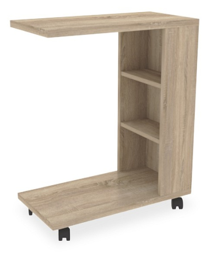 Мальта (Столик прикроватный), (602х302х766) дуб сонома. Фото №1