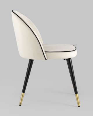 Стул Gabi LUX велюр бежевый. Фото