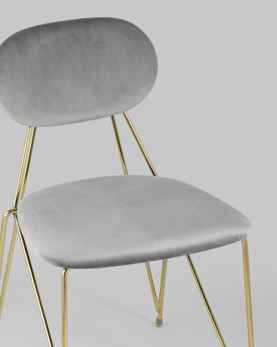 Стул Элис светло-серый. Фото №9