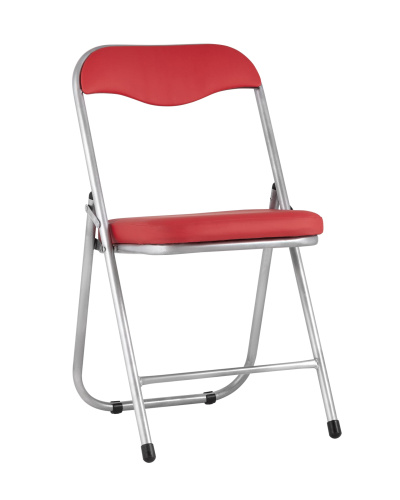Стул складной ДЖОН металлик, красный. Фото №2