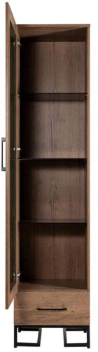 Шкаф витрина Loft Дуб Табак фото Шкаф витрина Loft Дуб Табак. Фото №6