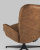 Кресло Ирис вращающееся коричневое. Фото №8
