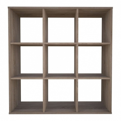 Стеллаж Polini Home Smart, древесина коричневая светлая дуб. Фото №3