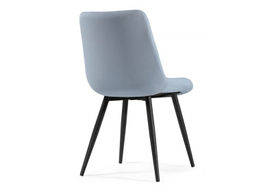 Стул Fox black / light blue. Фото №4