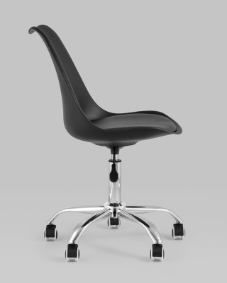 Стул офисный BLOK NEW пластиковый черный. Фото