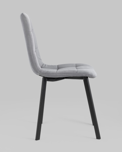 Стул Oliver Square велюр серый. Фото №4