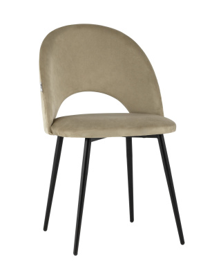 Стул Меган велюр капучино. Фото