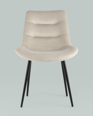 Стул Остин велюр бежевый фото Стул Остин велюр бежевый. Фото №4