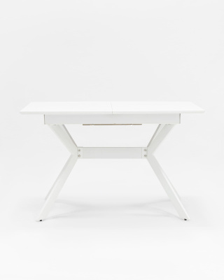 Стол обеденный Орландо раскладной 120-160*80 белый. Фото