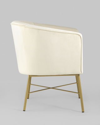 Кресло Шале велюр бежевый. Фото №4