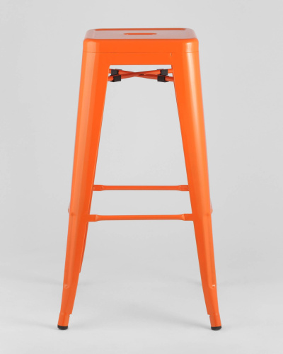 Стул барный TOLIX оранжевый глянцевый. Фото №4