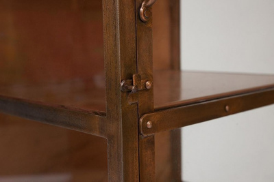 Витрина Secret De Maison OZZI ( mod. M-6186 ) металл, 63*44*200, античная медь. Фото №2