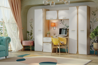 Набор для детской Бриз СТЛ.420.00,древесина коричневая светлая дуб фото Набор для детской Бриз СТЛ.420.00,древесина коричневая светлая дуб. Фото №5