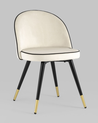 Стул Gabi LUX велюр бежевый. Фото