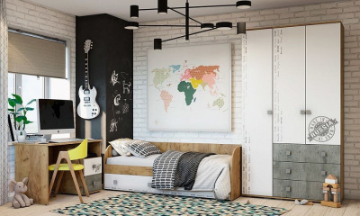 Стол письменный Тренд,коричневый. Фото №4