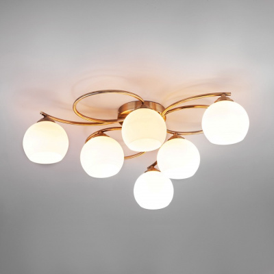 Потолочная люстра Eurosvet Alba 30144/6 античная бронза фото Потолочная люстра Eurosvet Alba 30144/6 античная бронза. Фото №2