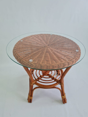 Стол из ротанга 02/08 фото Стол из ротанга 02/08. Фото