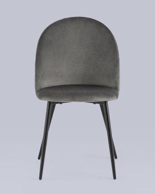 Стул Lilly велюр антрацитовый фото Стул Lilly велюр антрацитовый. Фото №5