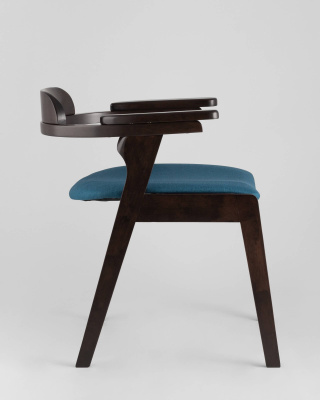 Стул обеденный VINCENT синий 2 шт. фото Стул обеденный VINCENT синий 2 шт.. Фото №4