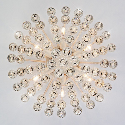 Потолочная люстра Eurosvet Ostiniya 3299/6 белый с золотом/прозрачный хрусталь Strotskis фото Потолочная люстра Eurosvet Ostiniya 3299/6 белый с золотом/прозрачный хрусталь Strotskis. Фото №2