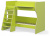 Кровать двухъярусная Р434 Капризун 3, зеленый фото Кровать двухъярусная Р434 Капризун 3, зеленый. Фото №4
