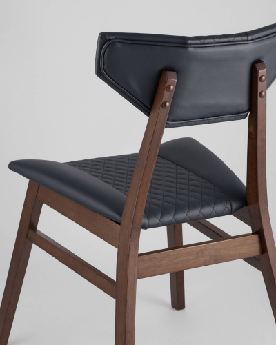 Стул обеденный TOR синий ПУ 4 шт.. Фото №8