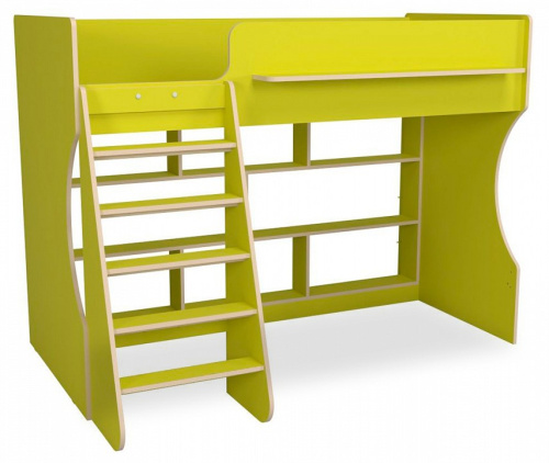 Кровать-чердак Р432-П Капризун 1, зеленый. Фото №1