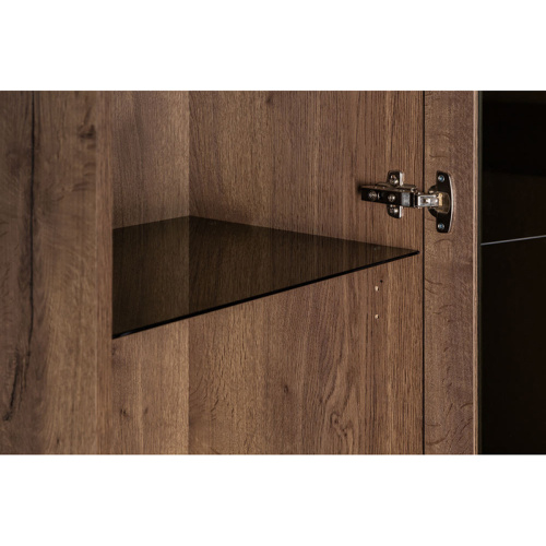 Шкаф витрина Loft Дуб Табак фото Шкаф витрина Loft Дуб Табак. Фото №10