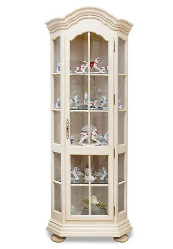 Шкаф с витриной (угловой) Ноктюрн ГМ 5268 С (зеркало) фото Шкаф с витриной (угловой) Ноктюрн ГМ 5268 С (зеркало). Фото №1