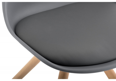 Стул деревянный Bonito серый фото Стул деревянный Bonito серый. Фото №5