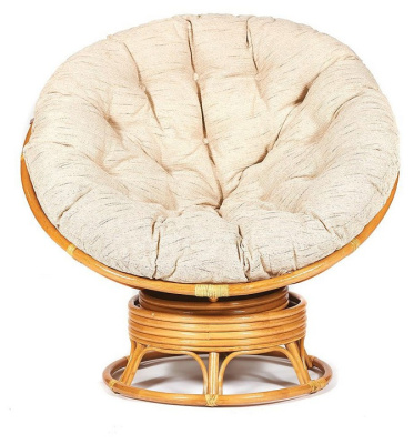 Кресло-качалка PAPASAN w 23/01 B / с подушкой / Honey (мед), ткань Старт фото Кресло-качалка PAPASAN w 23/01 B / с подушкой / Honey (мед), ткань Старт. Фото №2