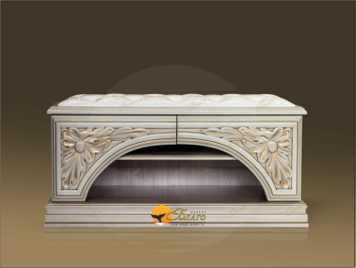 Банкетка с арочными дверками ППУ Б5.2-6. Фото