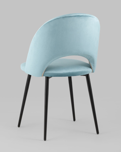 Стул Меган велюр пыльно-голубой. Фото №7