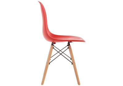 Стул деревянный Eames PC-015 красный фото Стул деревянный Eames PC-015 красный. Фото №2