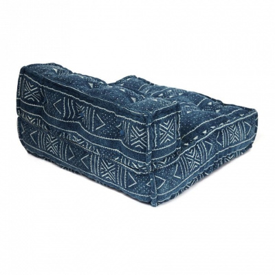 Модуль мягкий со спинкой Secret De Maison VERONA (mod. 10096) cotton Kilim, 80х80х43см, синий фото Модуль мягкий со спинкой Secret De Maison VERONA (mod. 10096) cotton Kilim, 80х80х43см, синий. Фото №2