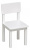Стул Polini kids Simple 105 S, белый фото Стул Polini kids Simple 105 S, белый. Фото №1