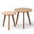 Комплект из двух круглых столиков CT-911 Дуб. Фото №3