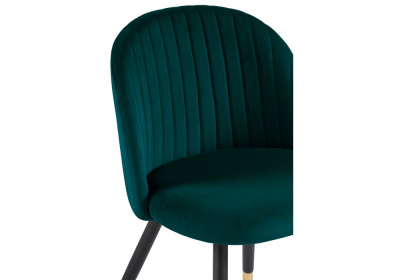 Стул Gabi green / black фото Стул Gabi green / black. Фото №4