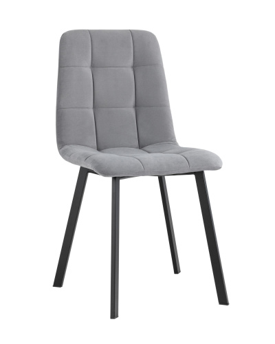 Стул Oliver Square велюр серый. Фото №1