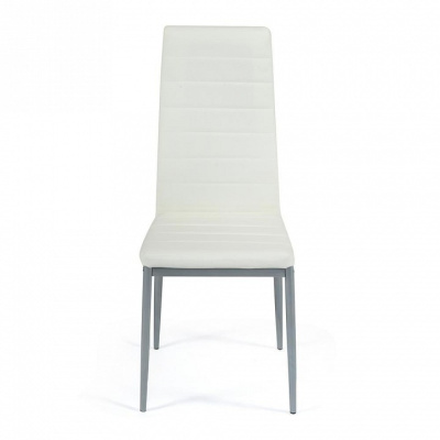 Стул Easy Chair (mod. 24) металл/экокожа, 40x42x95.5, слоновая кость/серый (поставляется по 4 шт) фото Стул Easy Chair (mod. 24) металл/экокожа, 40x42x95.5, слоновая кость/серый (поставляется по 4 шт). Фото №2