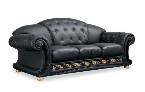 Диван-кровать Versace 3-х местный черный. Фото №18