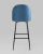 Стул барный Марсель велюр пыльно-синий. Фото №6