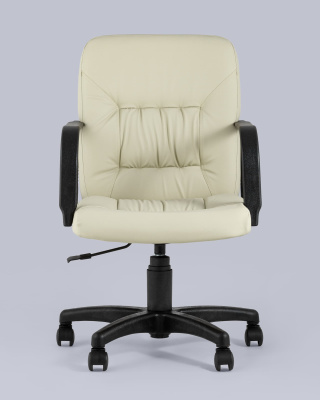 Кресло офисное Марк экокожа кремовый фото Кресло офисное Марк экокожа кремовый. Фото №5