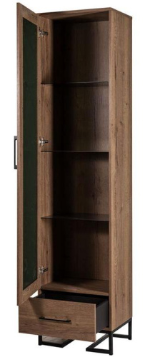 Шкаф витрина Loft Дуб Табак фото Шкаф витрина Loft Дуб Табак. Фото №5