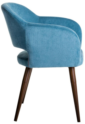 Кресло Oscar Блю/Тёмный Орех. Фото №5